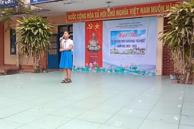HỘI THI KỂ CHUYỆN THEO SÁCH VÀ PHONG TRÀO MỖI TUẦN MỘT CÂU CHUYỆN ĐẸP, MỘT CUỐN SÁCH HAY, MỘT TẤM GƯƠNG SÁNG NĂM HỌC 2023-2024