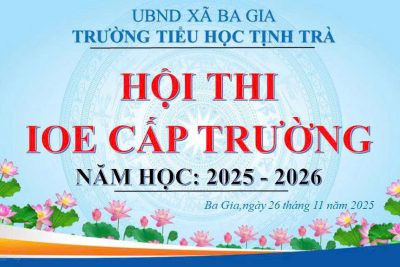 📚 CUỘC THI TIẾNG ANH IOE – SÂN CHƠI TRÍ TUỆ BỔ ÍCH CHO HỌC SINH